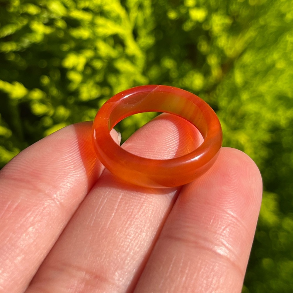 Size 6.5 carnelian ring